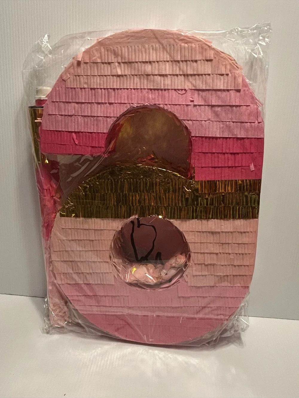 Piñata Number 6 Pink Stick Blindfold Confetti Birthday Party Fiesta 20